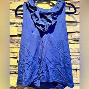 Sailor-Sailor Blue Ruffle Tank Top M